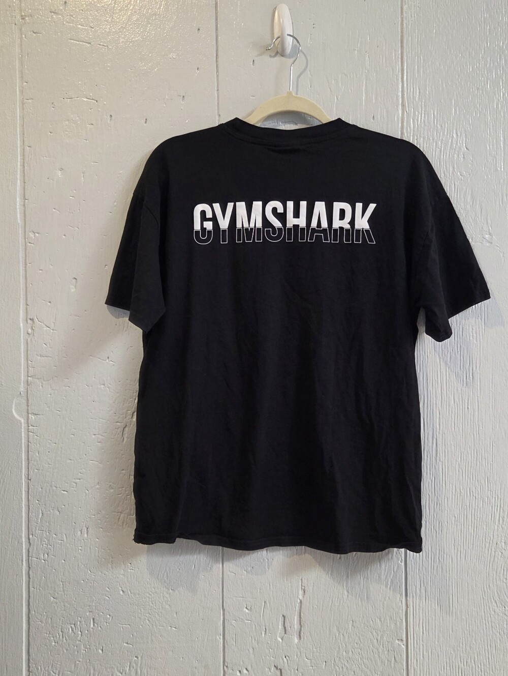 Gymshark Black Short-Sleeve Logo Tee